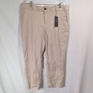Banana Republic Tan Hampton Pants Size 14 NWT